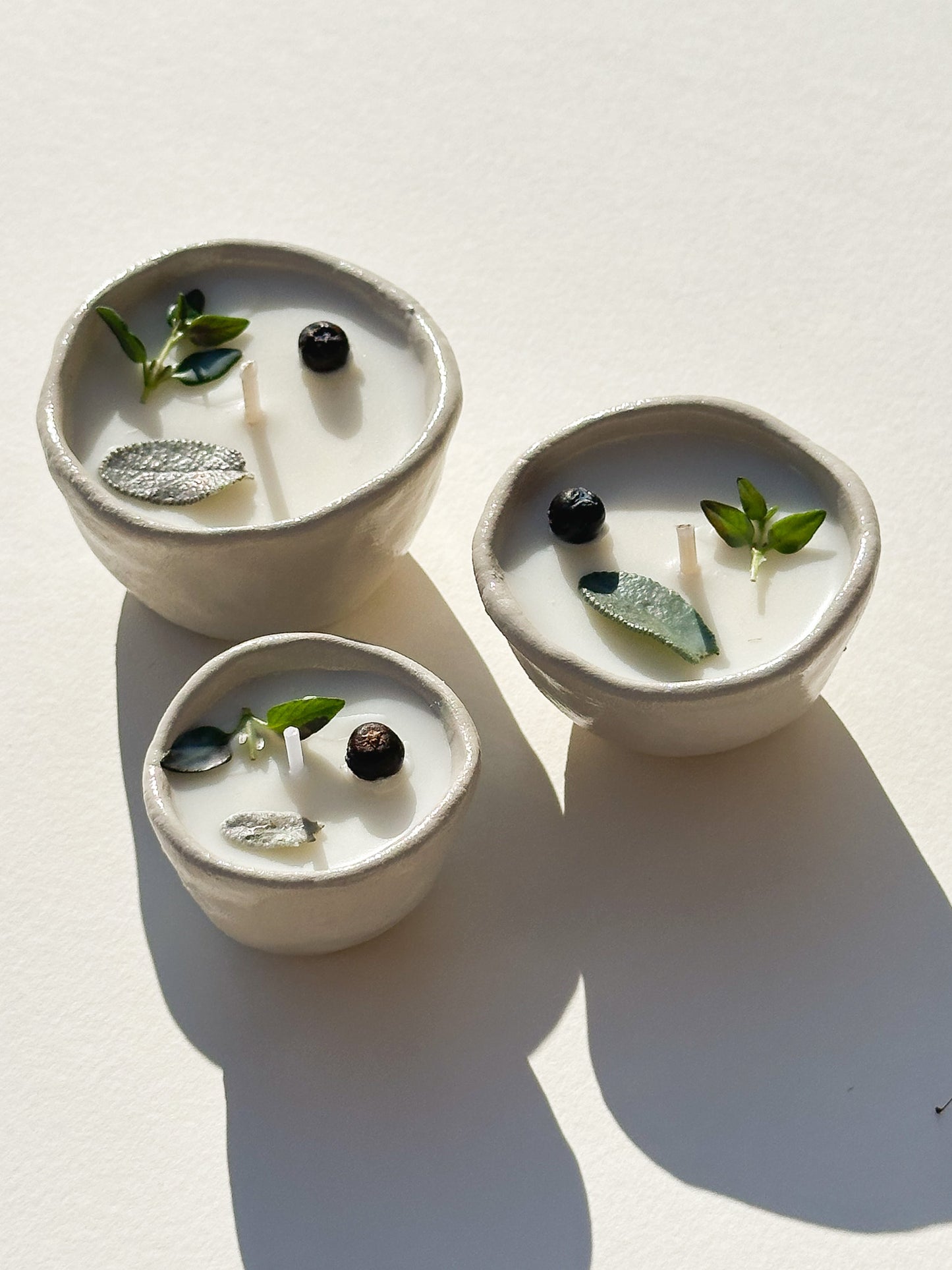 Botanical Aromatherapy Peppermint Menthol Candle Gift Set