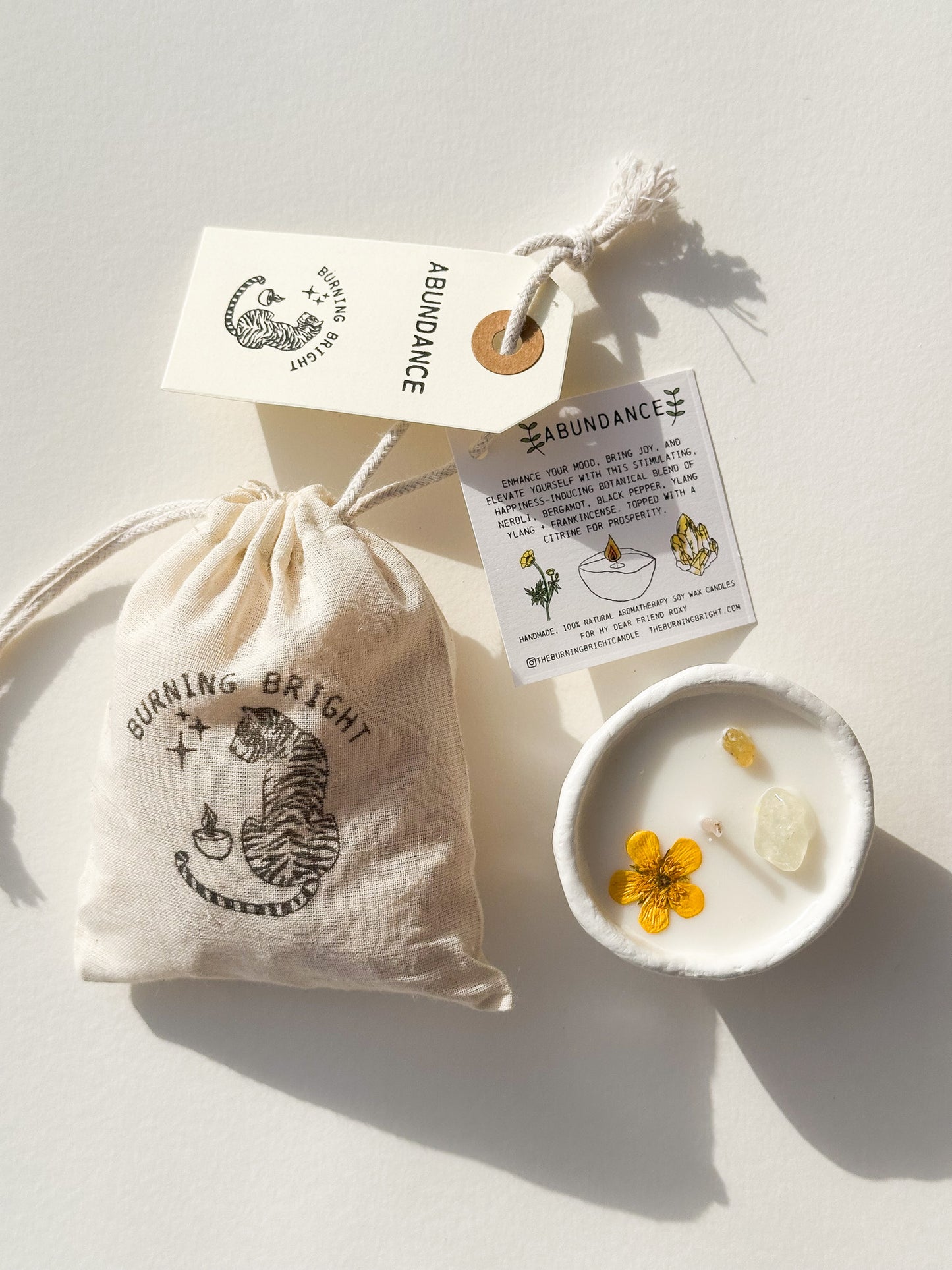 Botanical Aromatherapy Abundance Manifesting Candle