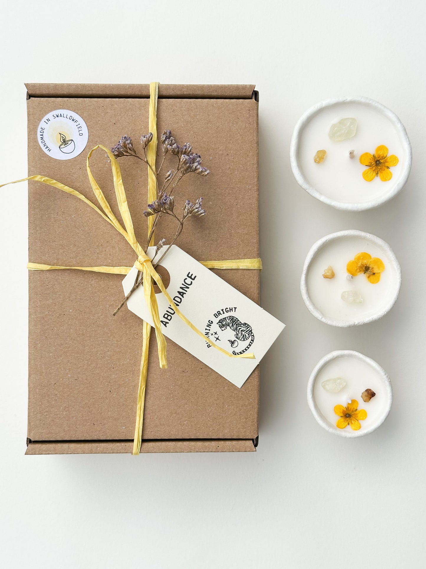 Botanical Aromatherapy Abundance Manifesting Candle Gift Set