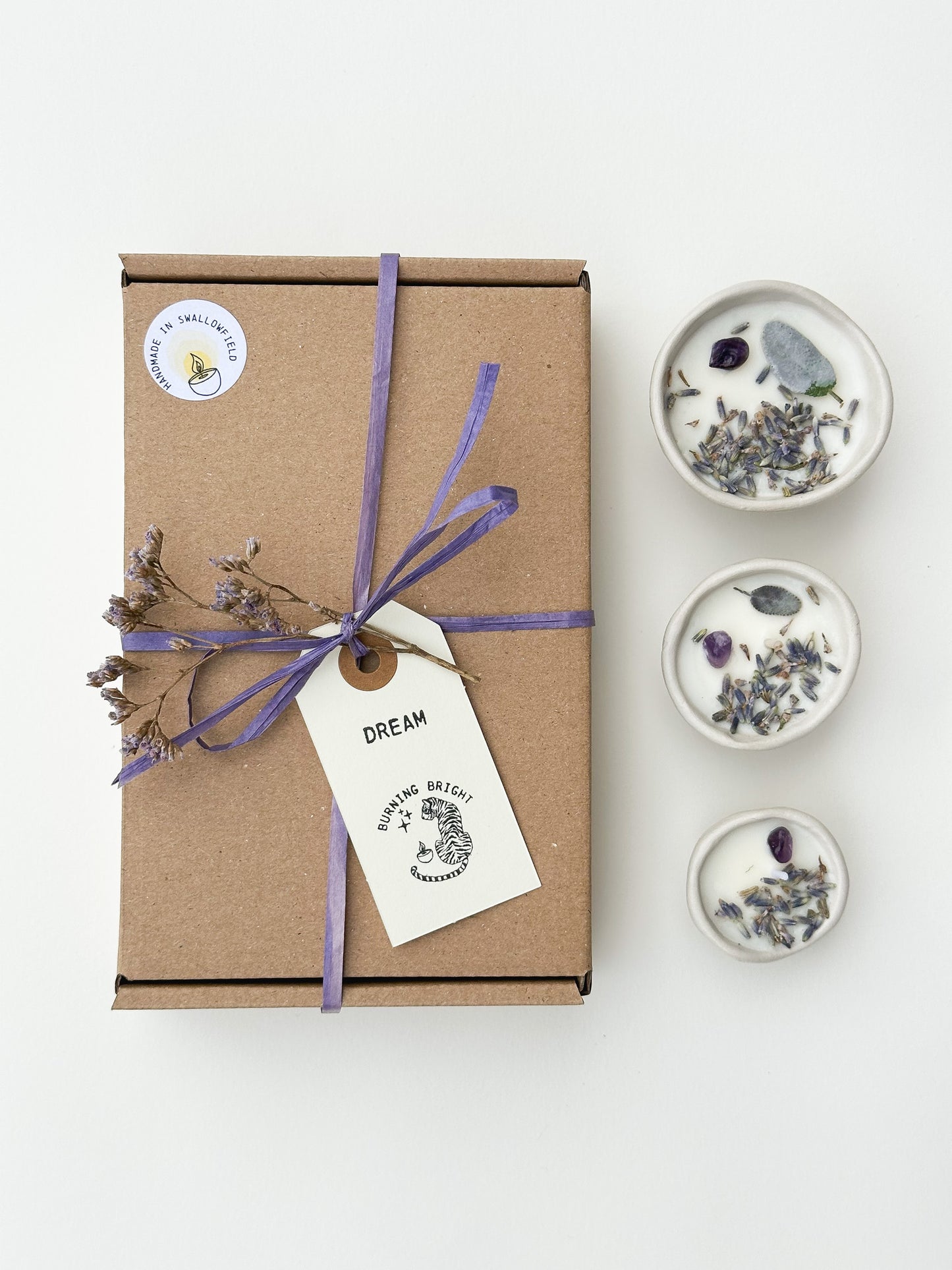 Botanical Aromatherapy Lavender Sleep Candle Gift Set