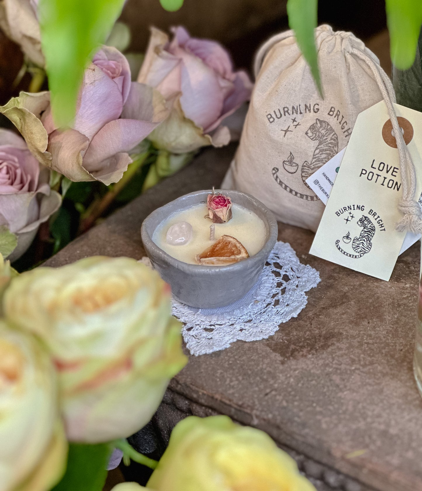 Botanical Aromatherapy Love Potion Aphrodisiac Candle