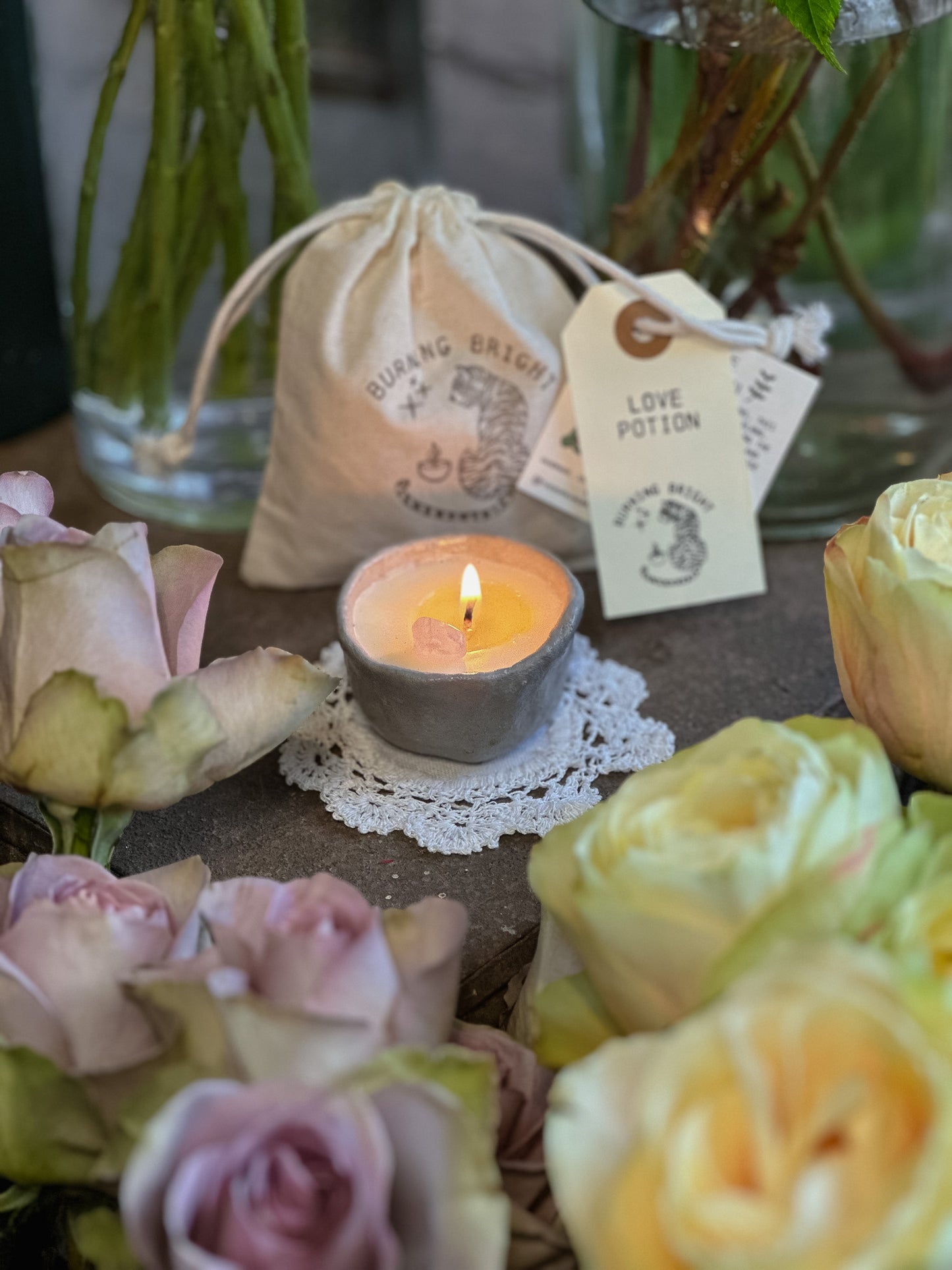 Botanical Aromatherapy Love Potion Aphrodisiac Candle