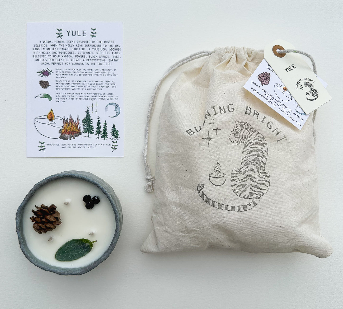 Yule Large Candle *Limited Edition*